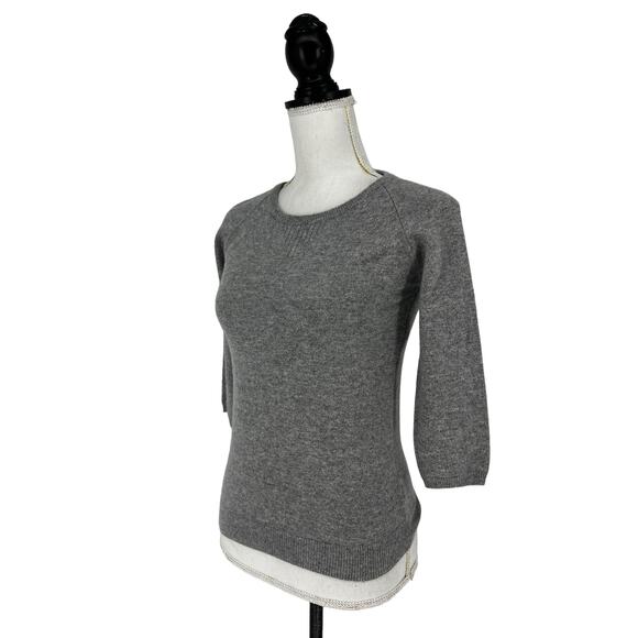 PURE Collection Cashmere Pullover 3/4 Sleeve Sweater - Picture 6 of 11